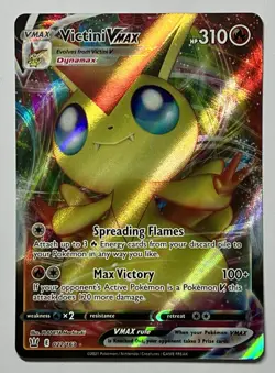 Victini VMAX 022/163 (NM) Ultra Rare Sword & Shield: Battle Styles 2021 Pokemon - Image 1