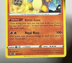Charizard 001/015 (LP) McDonald’s Happy Meal Pokemon Promo Card 2025 - Image 4