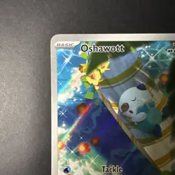 2025 Pokemon TCG SV White Flare WHT EN Oshawott Illustration Rare #105/086 (NM) - Image 2