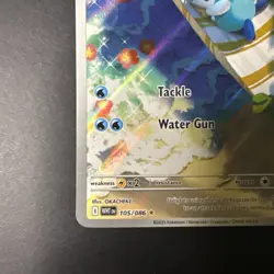 2025 Pokemon TCG SV White Flare WHT EN Oshawott Illustration Rare #105/086 (NM) - Image 3