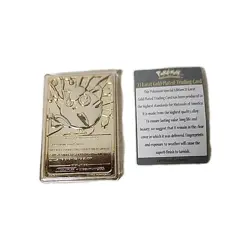 1999 Burger King limited Edition 23 Karat Gold Plated Jigglypuff Pokemon Card - Image 4