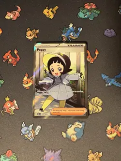 Pokemon Cards Poppy 220/197 Full Art Secret Rare Obsidian Flames - (NM) #1 - Image 1