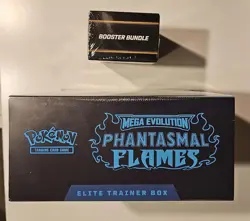 Pokemon TCG Phantasmal Flames ETB Elite Trainer Box + Booster Bundle NEW Sealed - Image 4