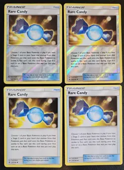 Rare Candy 129/149 Playset X4 2 RH 2 Reg Sun & Moon Pokemon TCG LP/MP - Image 1