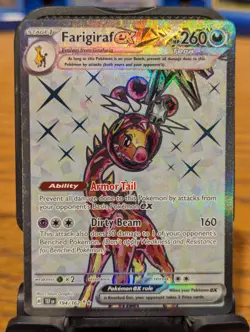 Pokemon TCG Temporal Forces Farigiraf ex Ultra Rare Holo 194/162 - Image 1
