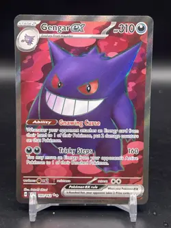 Pokemon Gengar EX Temporal Forces Full Art Rare 193/162 English NM - Image 1