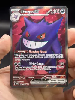 Pokemon Gengar EX Temporal Forces Full Art Rare 193/162 English NM - Image 3