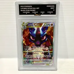 Lucario VSTAR SWSH291 - Crown Zenith ETB Promo - VAULT PSA 9 - Graded Pokemon - Image 1