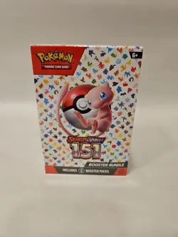 Pokemon Scarlet Violet 151 Booster Bundle 6-Pack, Factory-Sealed - Image 1