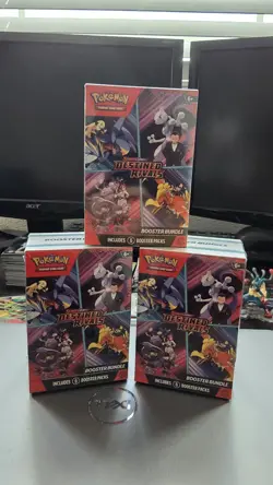 POKEMON TCG DESTINED RIVALS BOOSTER BUNDLE LOT (3) FACTORY SEALED - Image 1