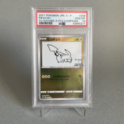 Pokemon Pikachu - PSA 10 GEM MINT - Yu Nagaba Japanese Promo 2021 - #208 - Image 1