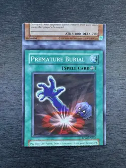 YuGiOh! Premature Burial RP02-EN012 - Error Misprint Miscut Pack Fresh Mint - Image 1