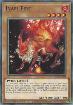 Inari Fire - SDCH-EN009 - Common - 1st Edition - Lightly Played - Image 1