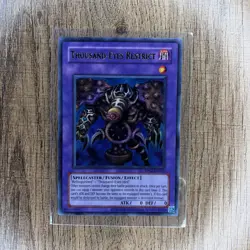 Yu-Gi-Oh! TCG Thousand-Eyes Restrict (RP02-EN021) Reprint Ultra Rare LP - Image 1