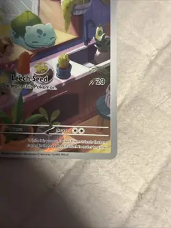 Pokemon TCG Bulbasaur Holo Card 143/142 Stellar Crown Illustration Rare Full Art - Image 3