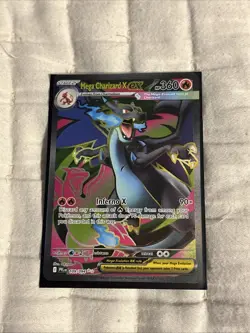 Pokemon TCG Card - Phantasmal flames - Mega Charizard X ex - 109/094 English - Image 1