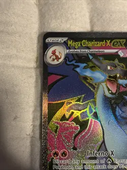 Pokemon TCG Card - Phantasmal flames - Mega Charizard X ex - 109/094 English - Image 2