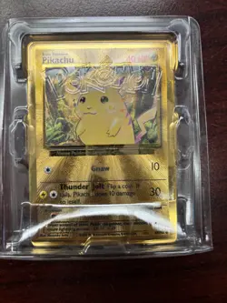 Pokemon Celebrations Gold Metal Charizard & Pikachu Cards 25th Anniversary Base - Image 2