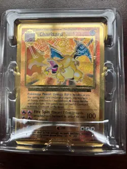Pokemon Celebrations Gold Metal Charizard & Pikachu Cards 25th Anniversary Base - Image 3