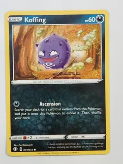 KOFFING SHINING FATES SET POKEMON CARD 041/072 - Image 1