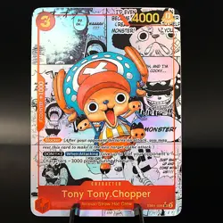 Tony Tony.Chopper EB01 Manga PROXY CARD- ENGLISH- High Quality Texture - Image 1