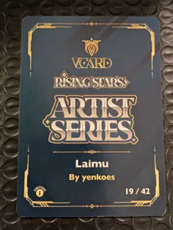 VCard TCG Rising Stars Laimu Box Topper 1st First Edition Card Gamersupps - Image 3