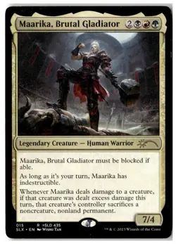 MTG Maarika, Brutal Gladiator - SLX Cards Moderately Played English - Image 1
