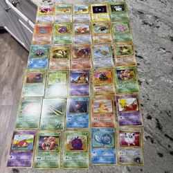 Lot Of 30 NM Vintage Japanese Pokemon Cards 1996 - Image 1