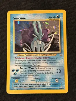 Suicune 14/64 Neo Revelation Holo Rare Pokemon Card - Image 1