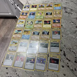 Lot Of 35 Shadowless Pokemon Cards Base Set WOTC NM 1999 - Image 1