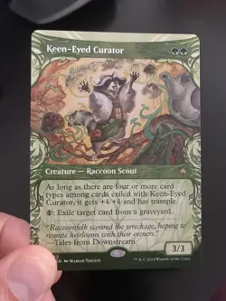 Keen-Eyed Curator Showcase FOIL #322 | BLB Bloomburrow | MTG | - Image 1