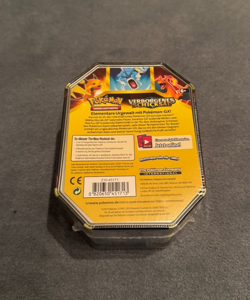 Pokemon - Charizard Glurak GX Tin Box Verborgenes Schicksal Hidden Fates OVP DE - Image 2