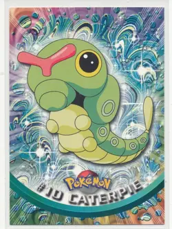 1999 Topps Pokemon #10 Caterpie TV Animation Edition - Image 1