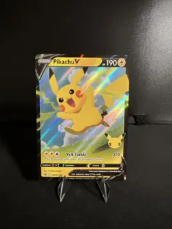 2021 POKEMON - SWORD AND SHIELD PROMO - PIKACHU V - #SWSH143 - Image 1