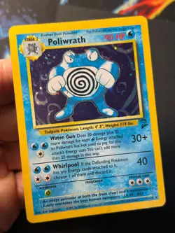 Poliwrath 15/130 Holo Rare Base Set 2 - Pokemon Card WOTC - HP - Image 5