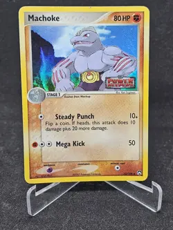 Pokemon Card Machoke 33/108 Ex Powers Keepers Uncommon Reverse Holo - Image 1