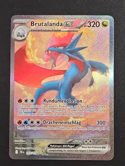 Pokemon TCG Deutsch Brutalanda ex JTG 187 | Near Mint - Image 1
