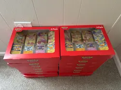 POKEMON TCG 151 TIN COLLECTION 4-PACK MINI TINS SAMS CLUB EXCLUSIVE SEALED - Image 1