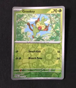 Grookey 014/167 Twilight Masquerade Pokemon Card Reverse Holo NM - Image 1
