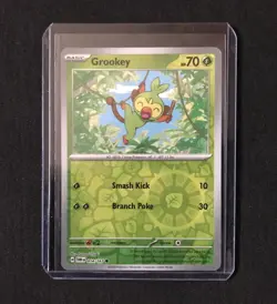 Grookey 014/167 Twilight Masquerade Pokemon Card Reverse Holo NM - Image 4