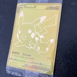 Carte Pokemon Pikachu Gold SWSH145 Celebration 25 Ans FR Scelle Neuf - Image 4