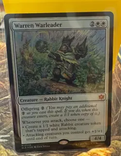 1 x Warren Warleader - Foil - Bloomburrow - NM-Mint - MTG - Image 1