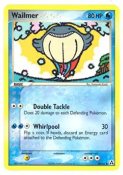 Pokemon - Wailmer - 69/92 - Common - EX Legend Maker - NM - Image 1