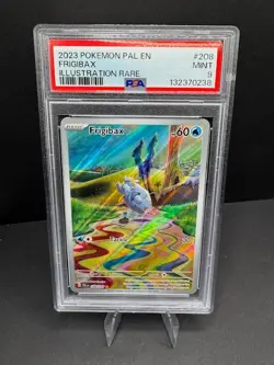 FRIGIBAX #208 ILLUSTRATION RARE POKEMON PALDEA EVOLVED PSA 9 2023 - Image 1