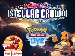 STELLAR CROWN Pokemon Live Online Booster Codes PTCGL - Image 1