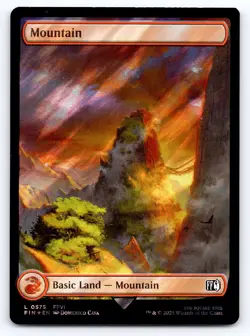 Mountain (0575) Final Fantasy Surge Foil NM Magic, the Gathering MTG - Image 1