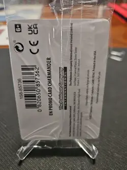 Charmander 004/165 EB GAMES Exclusive Sealed Reverse 151 Promo Stamped Pokemon - Image 2