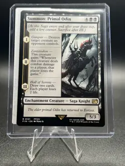 MTG Magic the Gathering Summon: Primal Odin Final Fantasy Pack Fresh - Image 1
