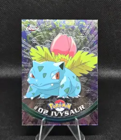 Ivysaur #2 Pokemon 2000 Topps Chrome - Series 1 (TV Animation) [Holo] - NM - Image 2