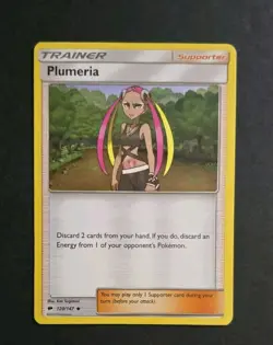 Pokemon TCG Plumeria Burning Shadows 120/147 Reverse Holo Uncommon - Image 1